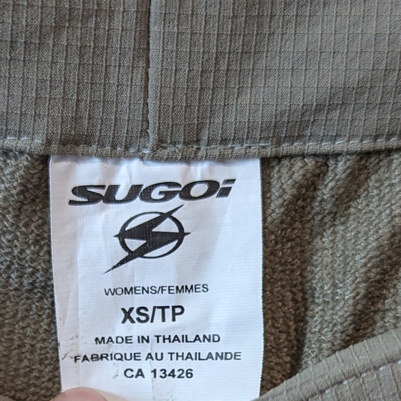 Sugoi Beige Outdoor Capri's with Adjustable Waist - Picture 7 of 7
